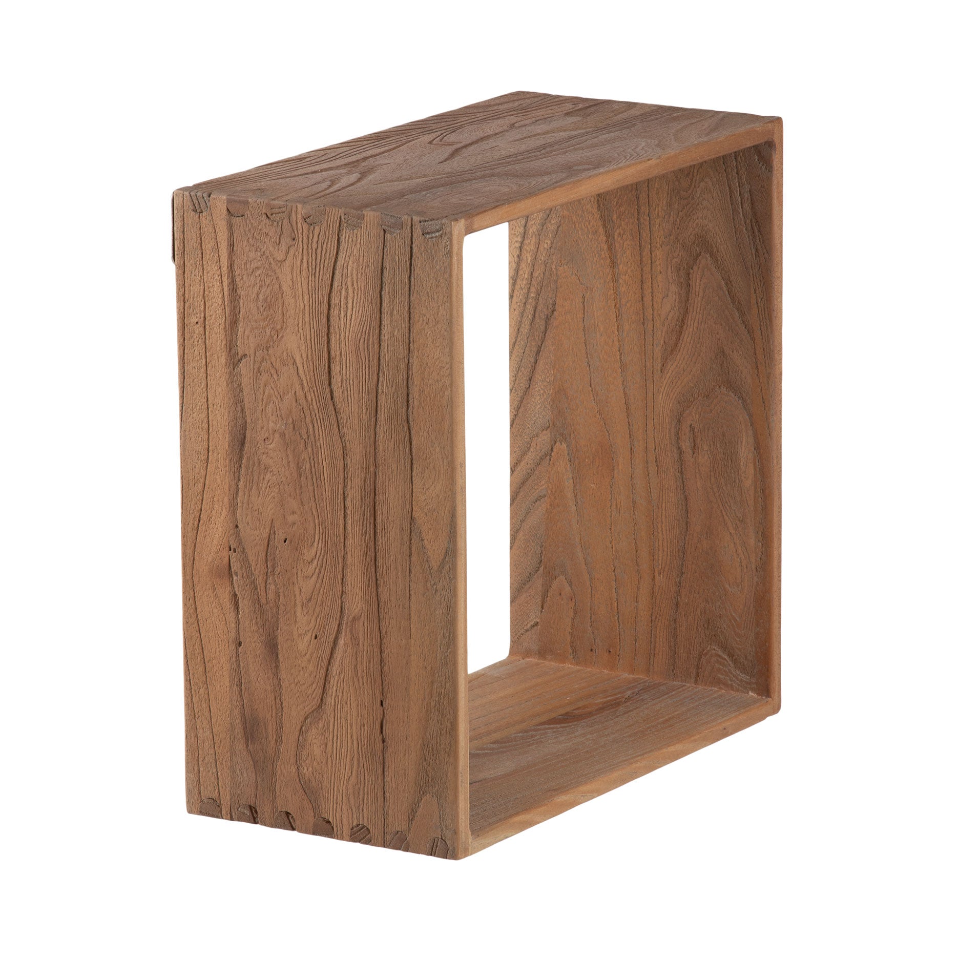 Anakin kvadrat bogkasse elm 35x35 cm